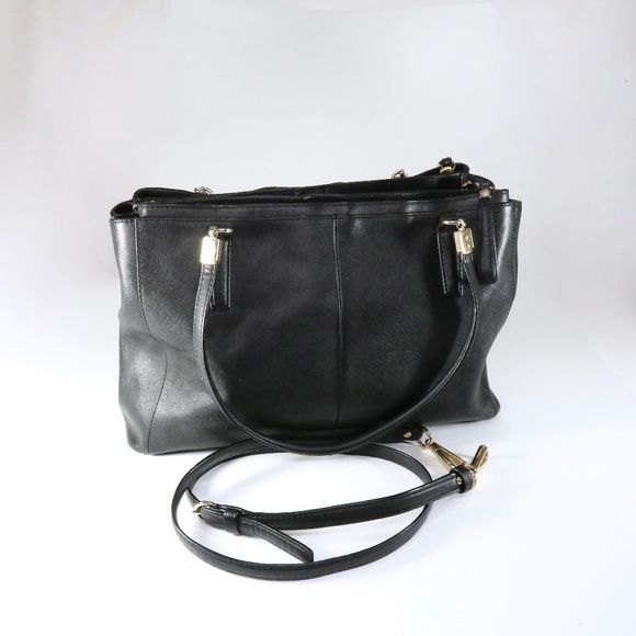 COACH Madison Christie Leather Satchel Bag - Picture 6 of 12